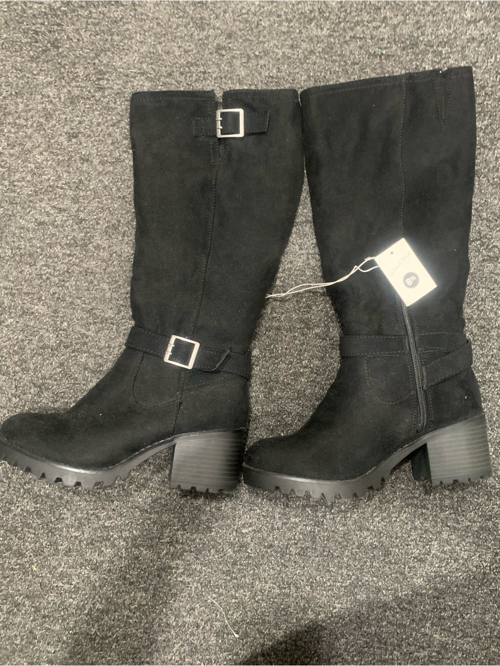 Black Suade boots